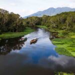 Rawa Bento dengan latar Gunung Tujuh menawan. | Foto: Dody Wiraseto