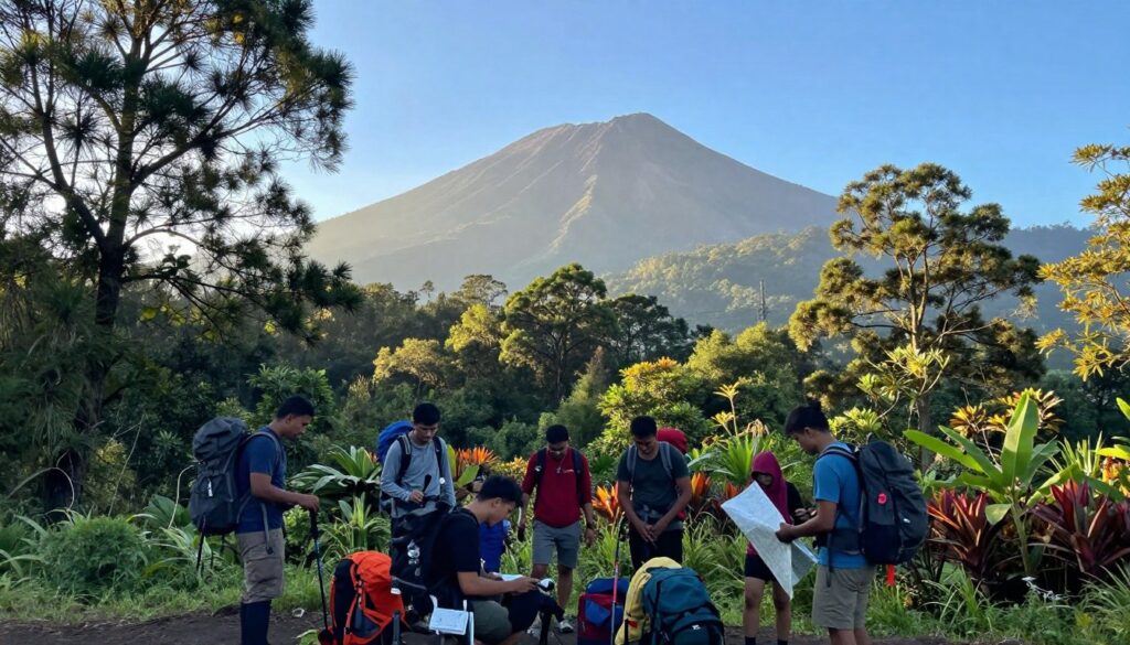 persiapan pendakian